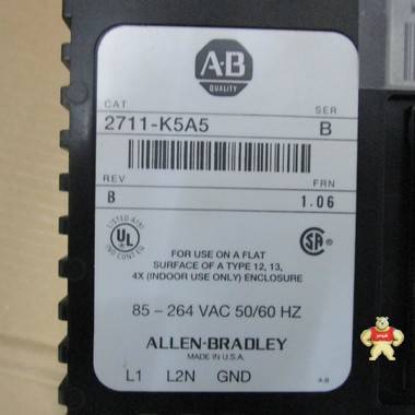 A-B 2711-K5A5 触摸屏 智能自动化工控 触摸屏
