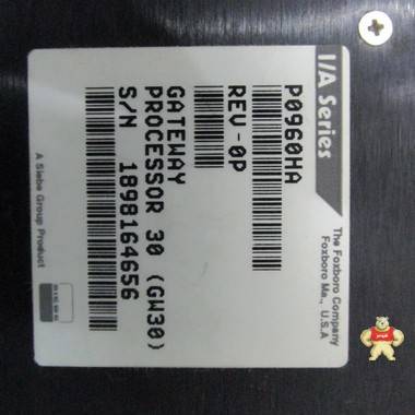 FOXBORO P0960HA DCS系统备件 智能自动化工控 DCS系统备件