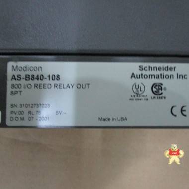 SCHNEIDER AS-B840-108 DCS模块 DCS模块