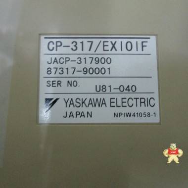 YASKAWA JACP-317900 PLC系统备件 智能自动化工控 PLC系统备件