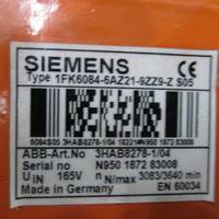 SIEMENS 1FK6084-6AZ21-9ZZ9-ZS05 电机