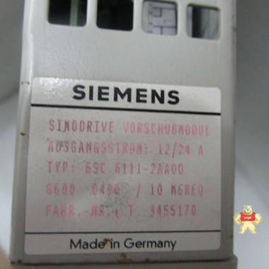 SIEMENS 6SC6111-2AA00 PLC系统备件 PLC系统备件