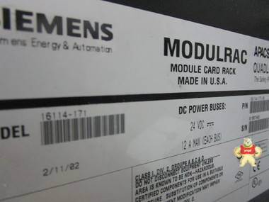 SIEMNSMOORE 16114-171 plc plc