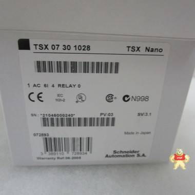 SCHNEIDER TSX07301028 plc plc