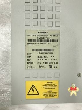 西门子 6SE7022-6EC61-Z 模块 智能自动化工控 模块