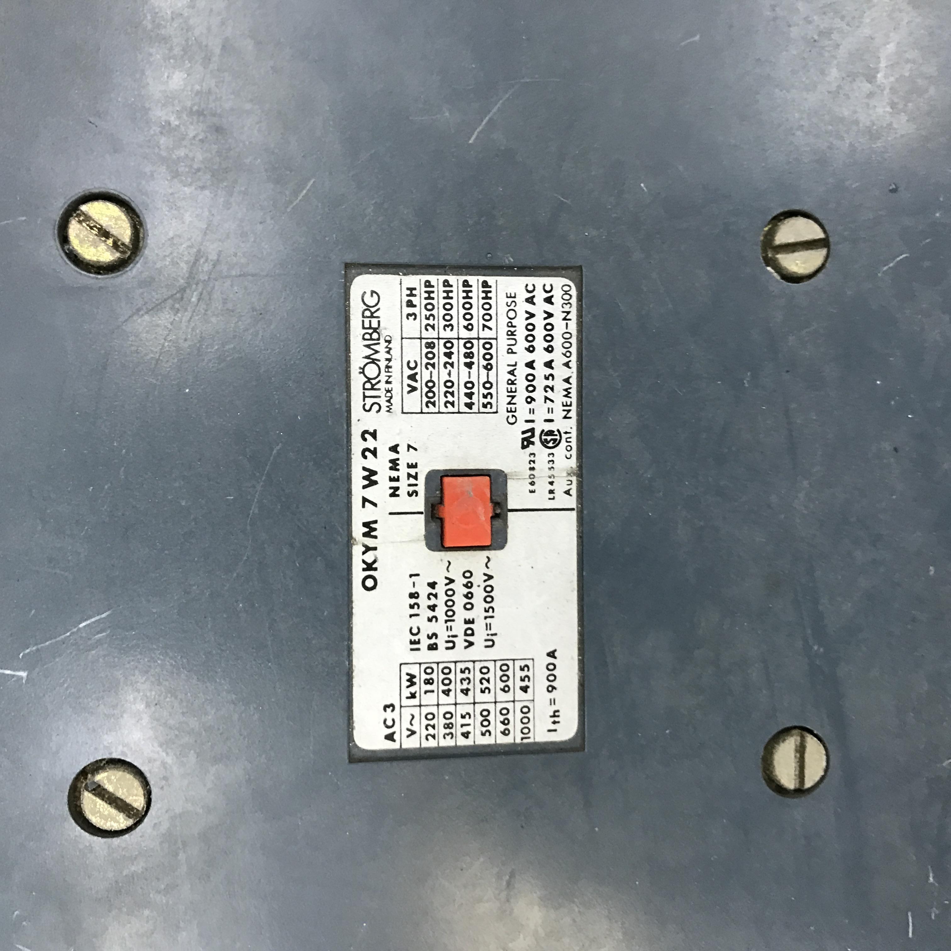 STROMBERG OKYM7W22 接触器 智能自动化工控