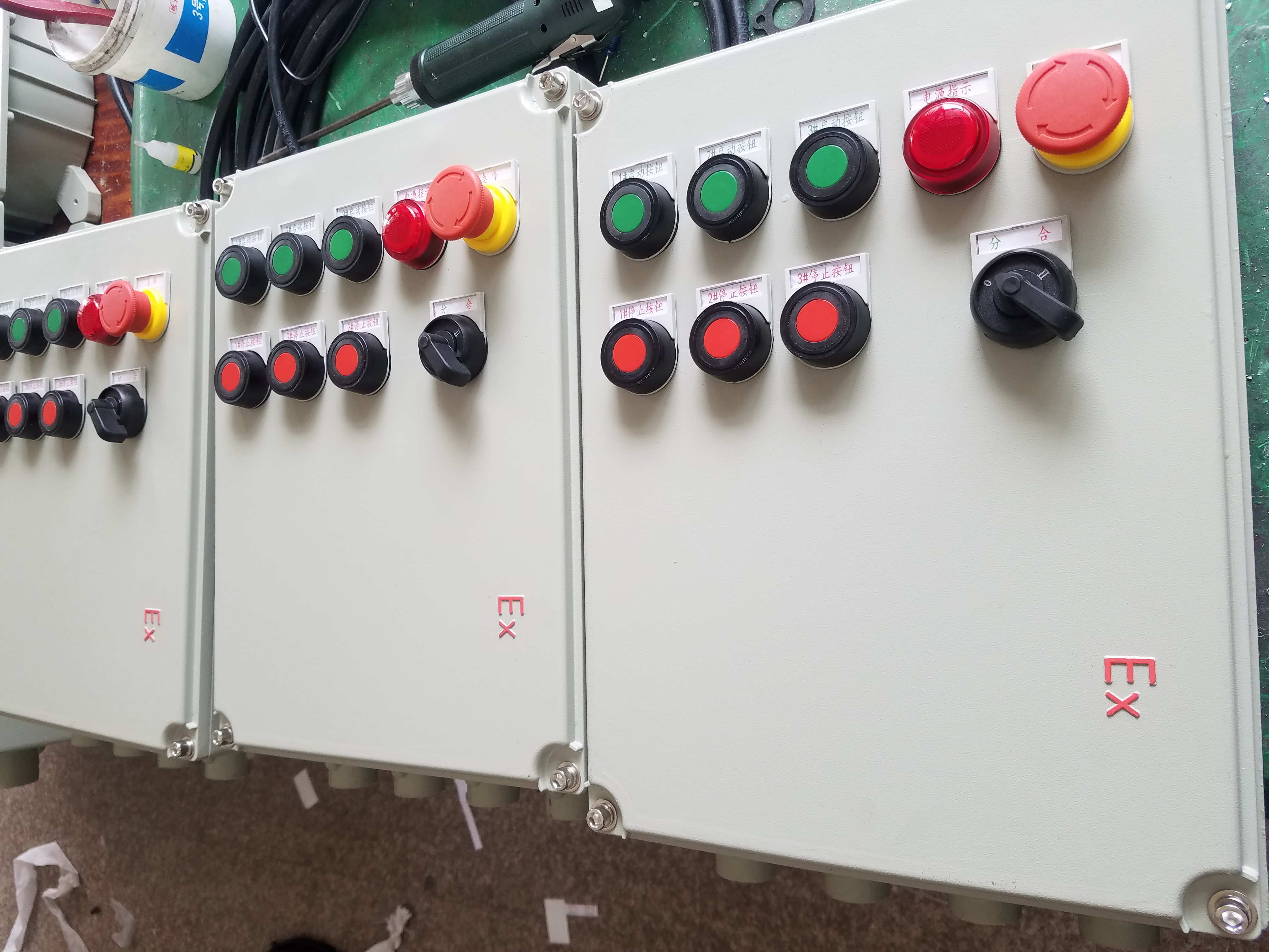 浙创防爆 BQC-32A防爆磁力启动器控制18KW BQC-32A防爆磁力启动器控制18KW防爆电机箱