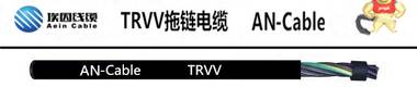 埃因 TRVV 高柔性电缆，柔性耐弯曲拖链电缆 上海埃因电线电缆集团有限公司 高柔性电缆，柔性耐弯曲拖链电缆