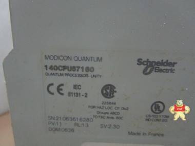 施耐德 140CPU67160 CPU模块 