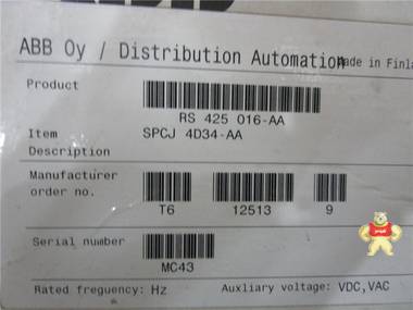 SPCJ4D34-AA 模块 ABB 现货 SPCJ4D34-AA
