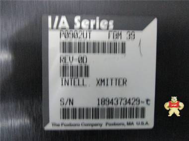 FBM39 P0902UT功能单元名称 FOXBORO 现货 