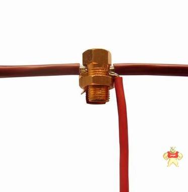 易迪 TJ-4 铜螺栓线夹 电缆接线夹 铜接端子 裸线夹 铜螺栓线夹,分支线夹,全铜分支线夹,电缆分支,铜线夹