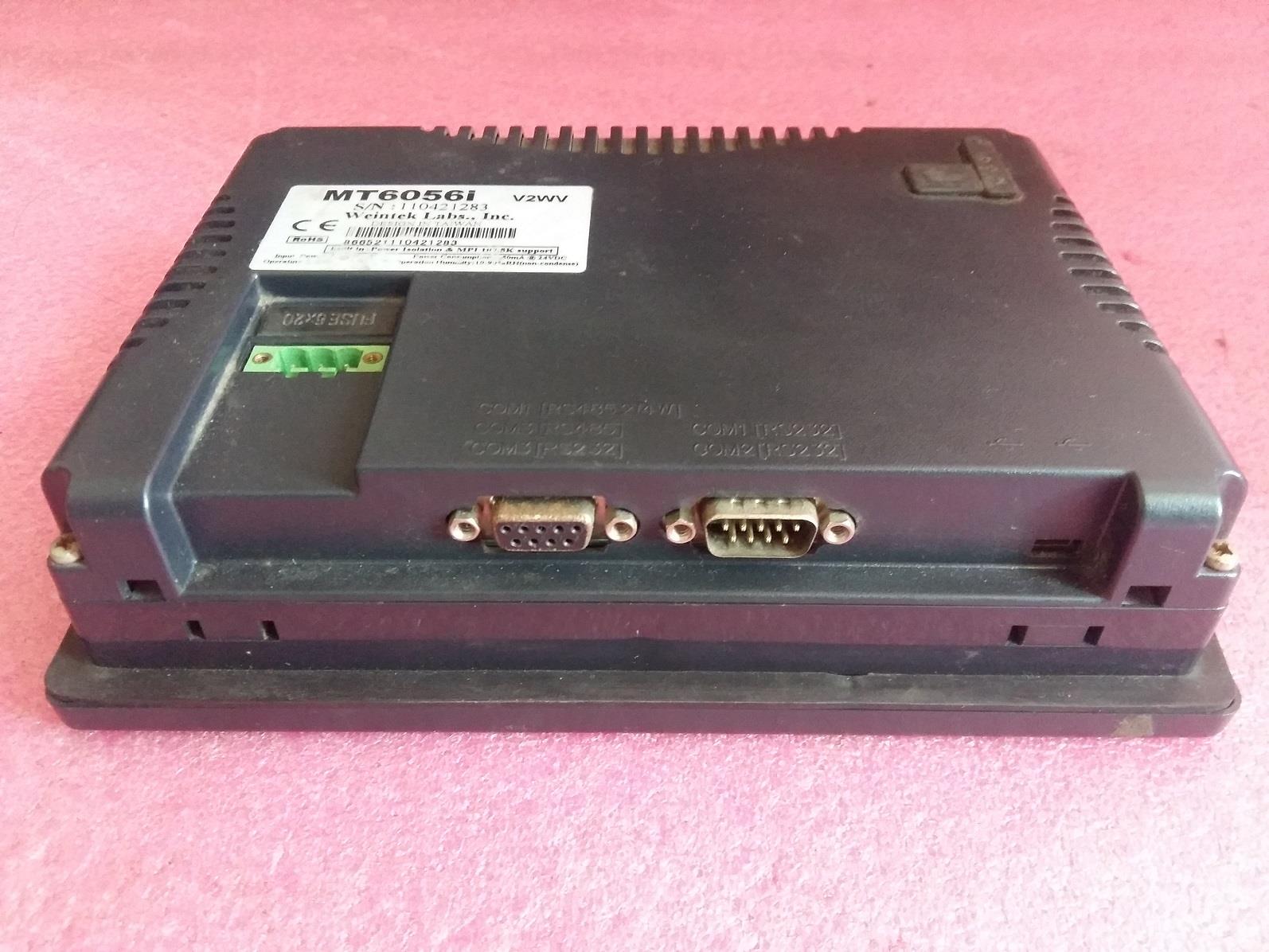 拆机 威纶触摸屏 MT6056I V2WV 二手 通电如图显示 配件卖
