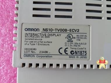 二手原装拆机欧姆龙触摸屏 NS10-TV00B-ECV2 实物已测试 功能正常 