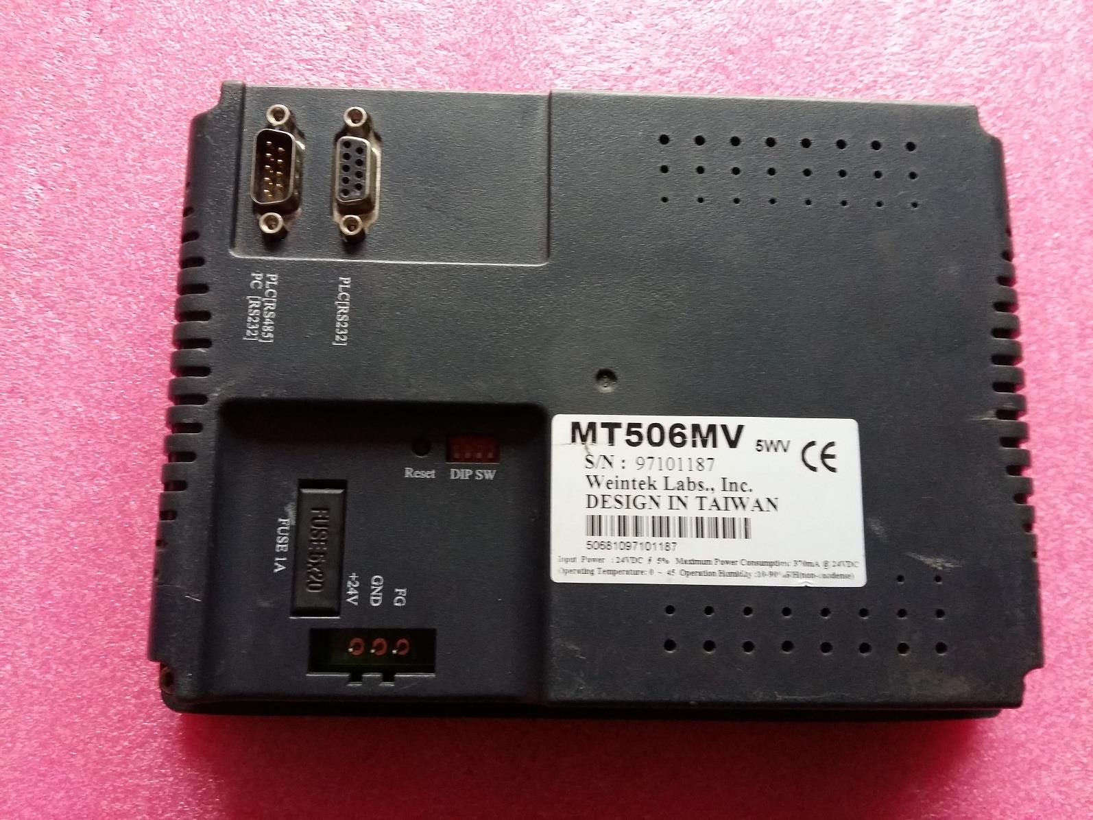 威纶触摸屏MT506MV 5WV二手实物 触摸板碎 功能完好 实物图