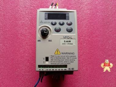 台达VFD-L系列变频器VFD004L21A 0.4KW 230V 原装拆机 已测试包好