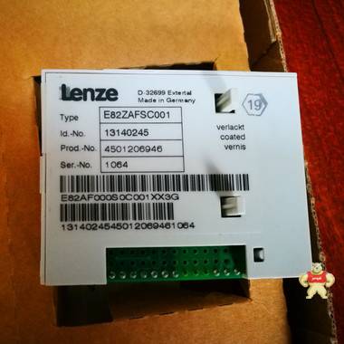 Lenze变频器IO控制卡E82ZAFSC001 