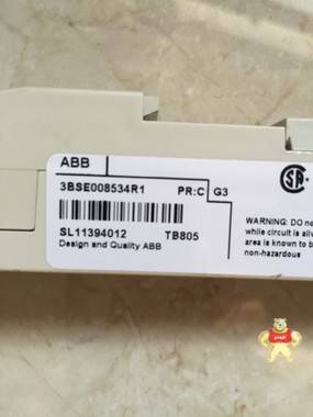 ABB DCS S800 I/C附件 3BSE008534R1 TB805 原装现货 