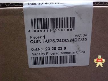 菲尼克斯 不间断电源 QUINT-UPS/ 24DC/ 24DC/20 2320238 原装 
