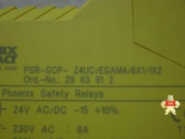 菲尼克斯 安全继电器 PSR-SCP-24UC/ESAM4/8X1/1X2 2963912 