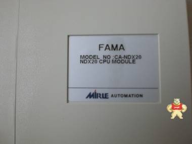 臺灣 盟立 FAMA PLC 模塊 CA-NDX20 原裝現(xiàn)貨 