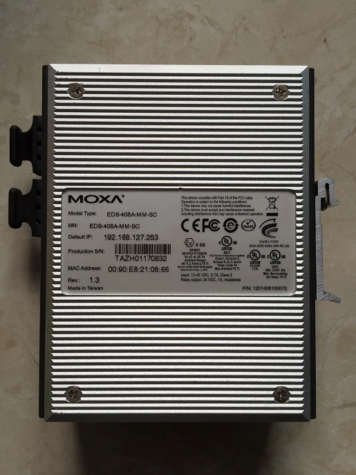 摩莎 MOXA EDS-408A-MM-SC 8口工业以太网交换机 原装现货