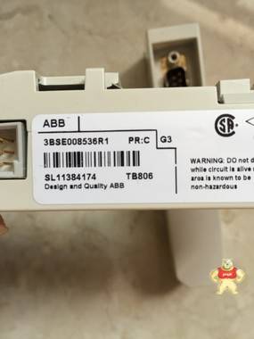 ABB DCS S800 I/C附件 3BSE008534R1 TB806 原装现货 