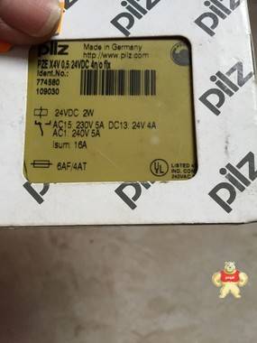 皮尔兹 PILZ安全继电器 PZE X4V 0,5/24VDC 774580 原装现货 