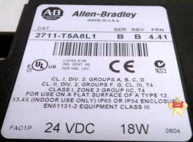 Allen Bradley 2711-T5A8L1 触摸屏 
