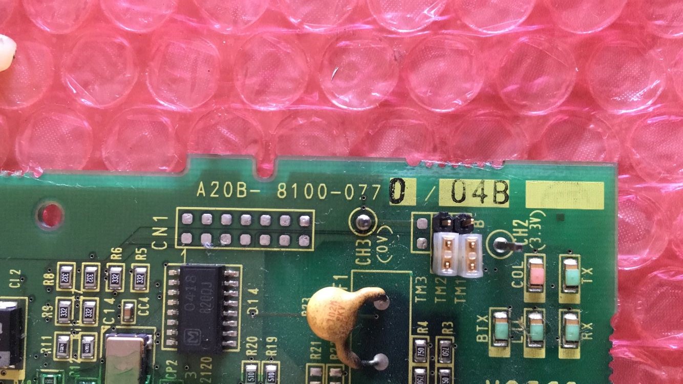 发那科通讯网卡A20B-2002-0960加A20B-8100-0770一套 原装现货