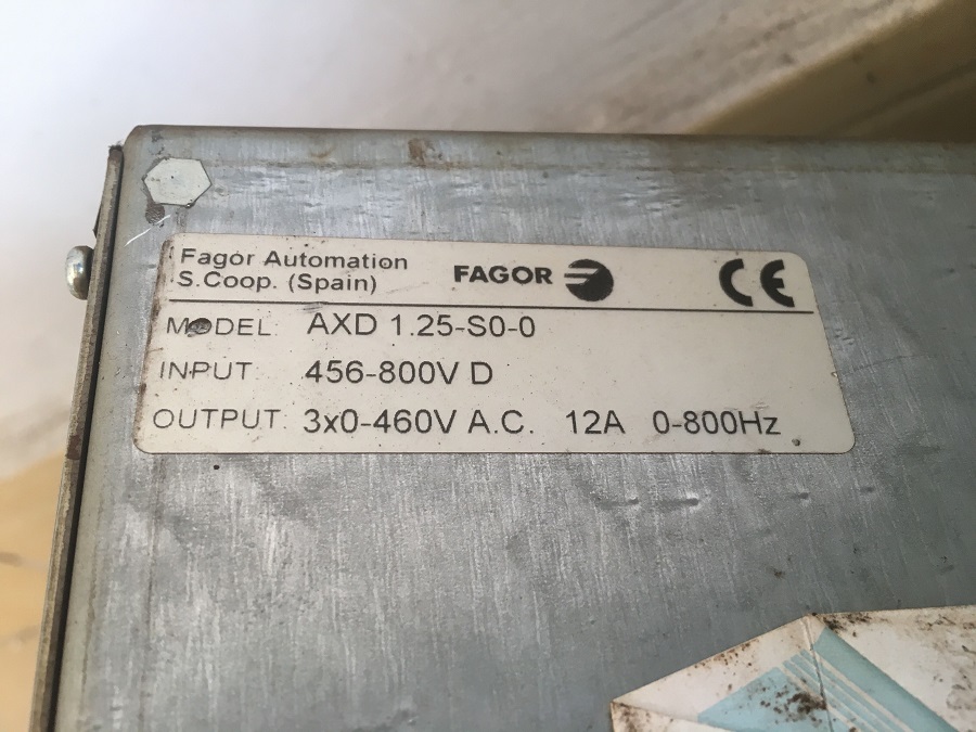 FAGOR发格驱动器AXD1.25-S0-0、AXD2.50-S0-0 原装现货