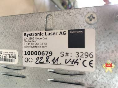 Bystronic百超激光控制柜Laser CH-3362、10000679 现货议价 