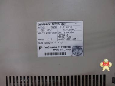 SGDC-101010ARA 安川机器人驱动器 现货 质量保证 