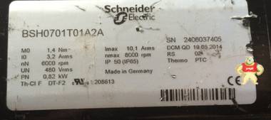 施耐德 电机 BSH0701T01A2A..BCH1302N12F1C 新的 没使用过 