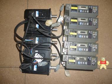 富士伺服器RYB401S3-VBC  电机GYS401DC1-CA 
