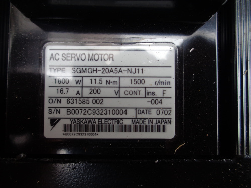 安川电机SGMGH-20A5A-NJ11 新的没使用过有外观有损包好[品牌价格图片