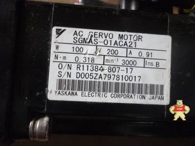 安川伺服电机 SGMAH-01AAA41 带减速机1：5 