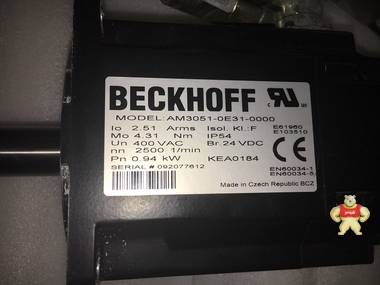 BECKHOFF倍福伺服驱动器AX5203-0000伺服电机AM3051-OE31-0000 