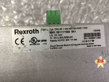 Rexroth力士乐L25控制模块CML25.1-3N-400-NN-NNC1-NW