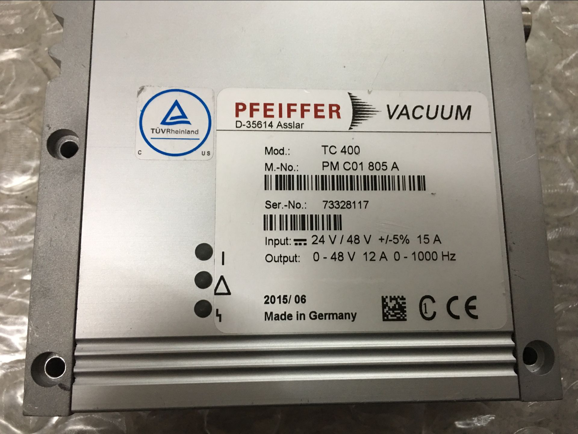 PFEIFFER控制器TC400 现货PFEIFFER TC400