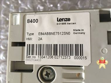 Lenze伦茨8400变频器E84ABBNE7512SN0 现货 