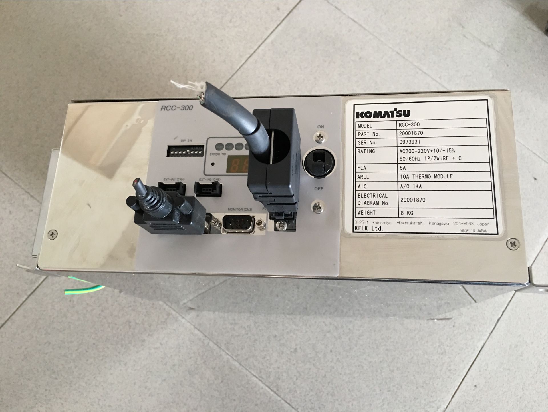 KOMATSU小松控制器RCC-300 现货 小松机器人控制柜RCC-300议价