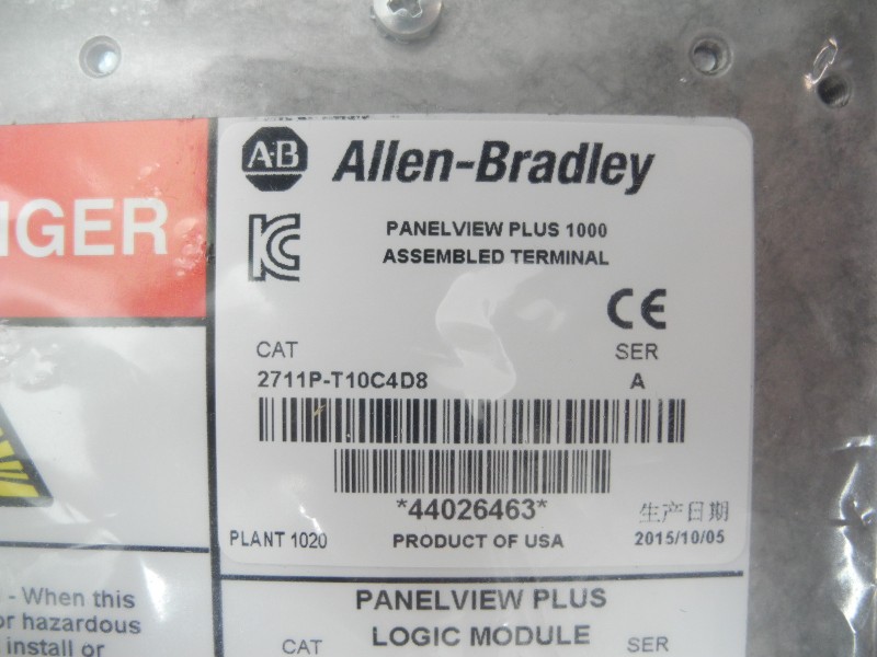 Allen Bradley PanelView Plus 1000 2711P-T10C4D8 2711P-RDT10C