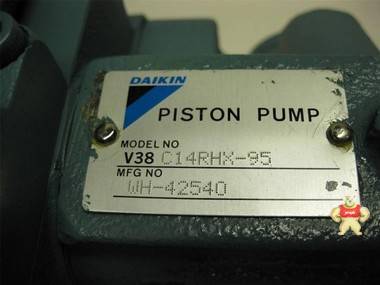 Daikin V38C14RHX-95 Hydraulic Piston Pump V-Series 65.97 LPM 
