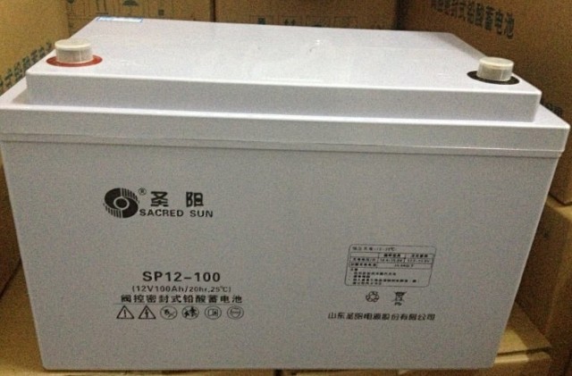 山东圣阳SP12-100蓄电池12v100ah电动汽车专用12v100ah铅酸蓄电池