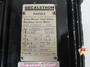 GEC Alsthom Parvex Servo Motor LC620TJR0615 