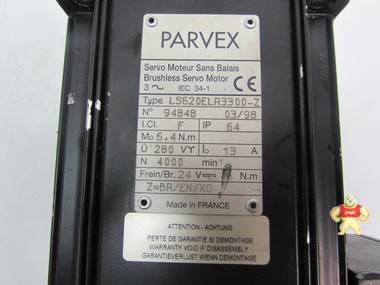 Parvex LS620ELR3300-Z Servo Motor 