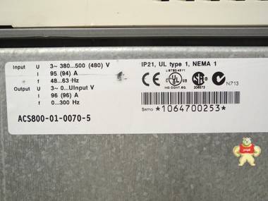 ABB ACS800 Frequenzumrichter ACS800-01-0070-5 