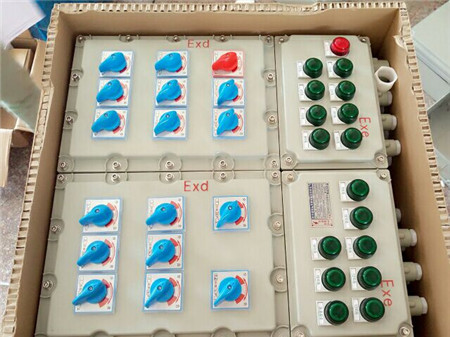 BXD-10K一个总开63A 2个分开一个63A3P一个分开16A带防爆插座插头 浙创防爆销售部 安徽创跃防爆电气有限公司