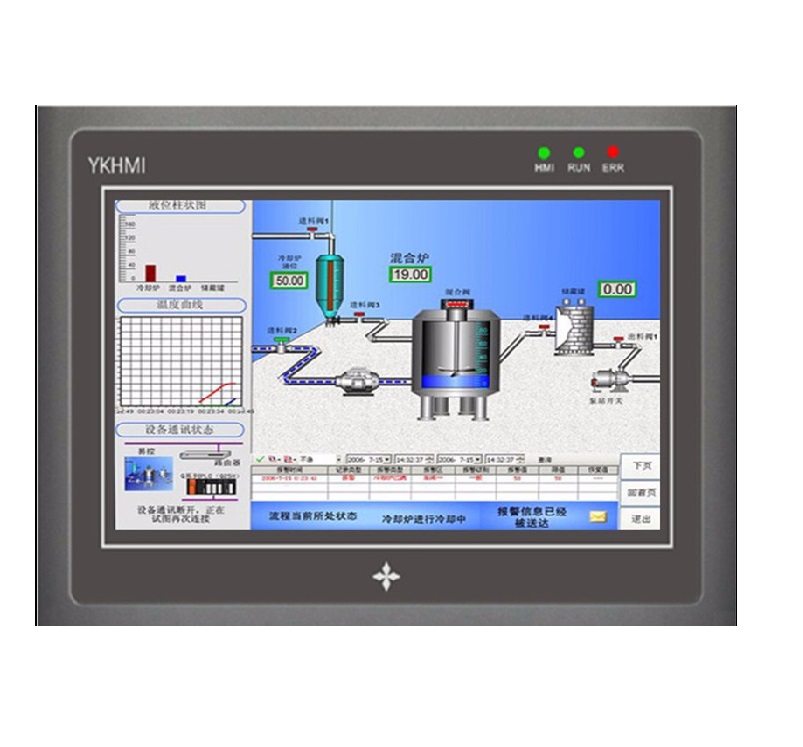 中达优控触摸屏PLC一体机MM-40MR-12MT-700ES-A 带模拟量及温度